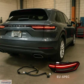 Kompleksowa konwersja Porsche Cayenne 9Y (2024+) USA → Europa